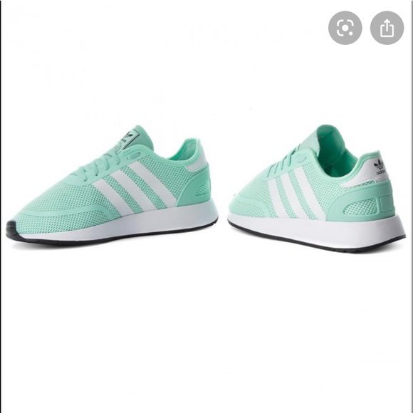 adidas Shoes - ADIDAS Mint Green Sneakers Like New Size 7